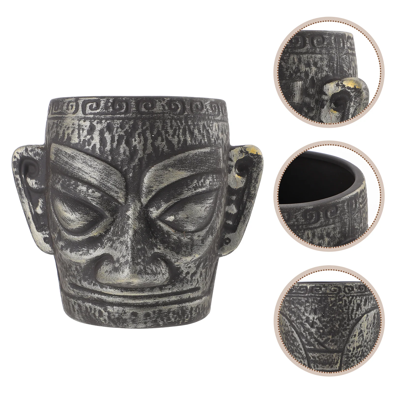 

Ceramic Pen Holder Decorative Pen Holder Multi-function Pen Container for Home Office