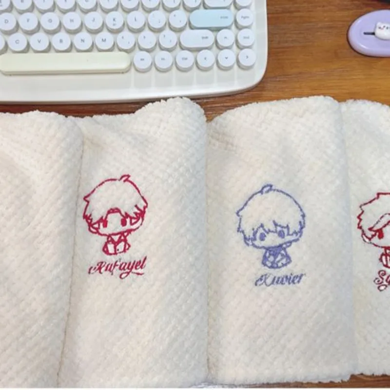 Аниме Love and Deepspace Game Cos Sylus Zayne Xavier Rafayel унисекс 2024 простое полотенце для волос