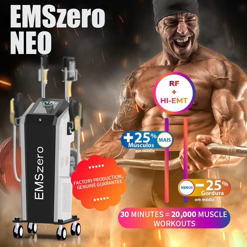 

Muscle Building Fat Removal Machine 2IN1 Roller DLS-EMSLIM NEO Electromagnetic EMSzero Stimulate Body Sculpting Medspa equipment