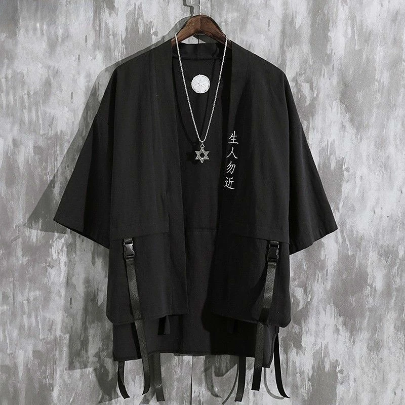 

Yukata Summer Clothes Robes Shirts Kimono Japanese Cardigan Haori Loose Asia Samurai Men's Clothing Shirt Japanese Streetwear
