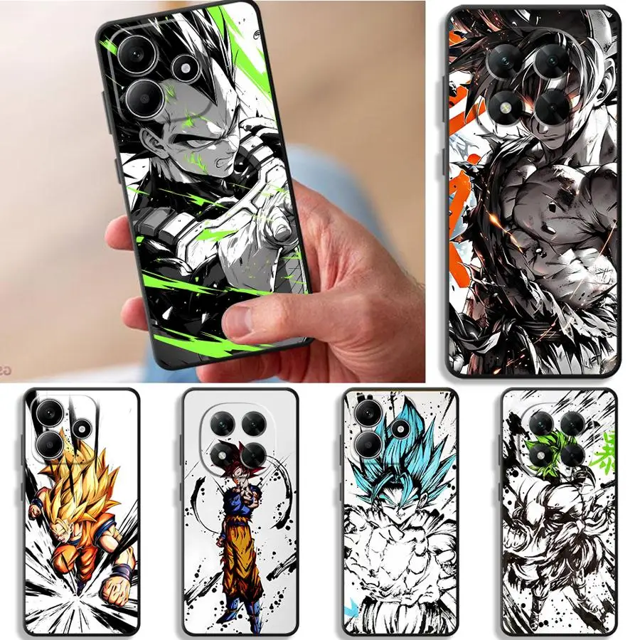 Фото Чехол для Xiaomi Redmi Note 11s 12s 10 13 Pro Plus 7 8 10S 9S 11 14 9 12 Pro, чехол для телефона, аниме D-ragon Balls №5
