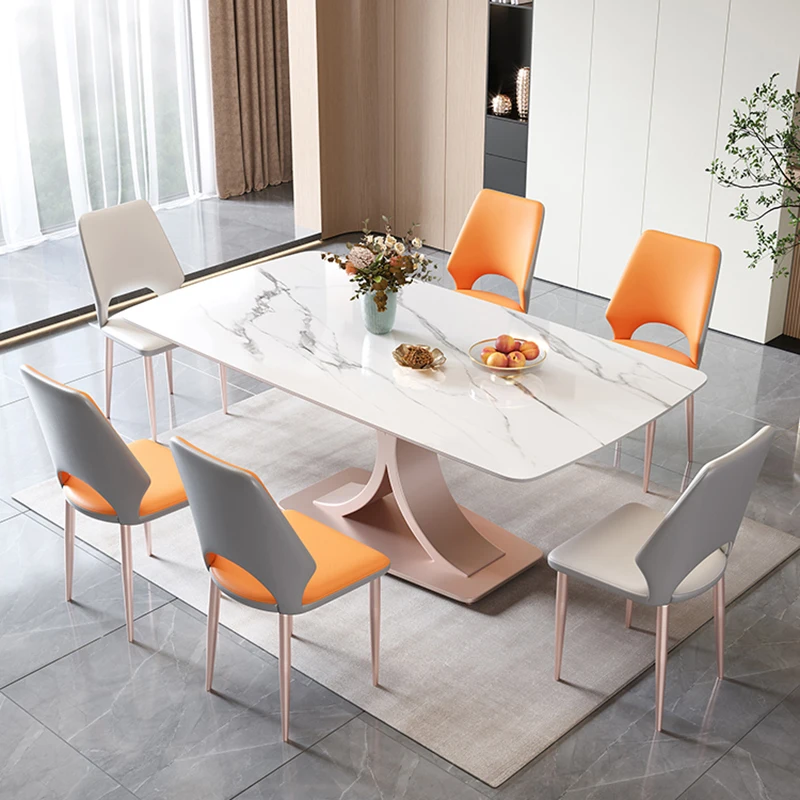 

Nordic Modern Table Kitchen Balcony Luxury Dinner Marble Table Coffee Dressing Desk Muebles Dining Room Table And Chairs Set