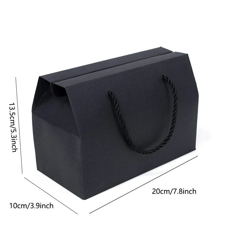 

Подарочные коробки картонные 20*10*13,5 см с ручкой