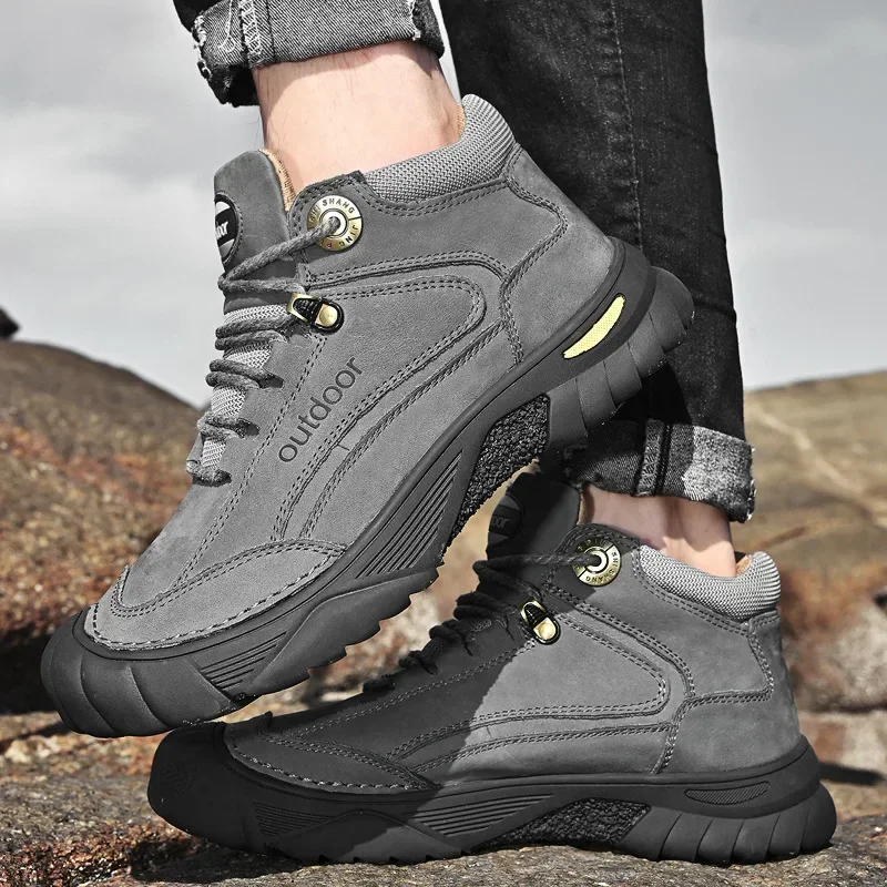 Мужские классические ботинки из натуральной кожи