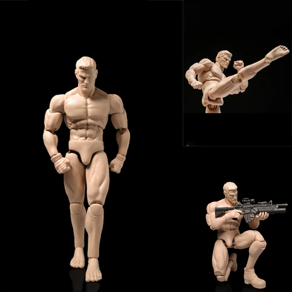 

GWToys G-001 1/12 Scale Soldier Male Body Strong Muscular Super Flexible Joint Man Model 6 Inch Action Figure Model Toys