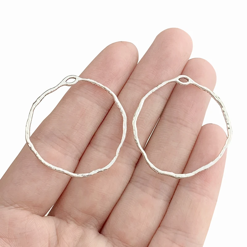 30 шт., необычные круглые серьги для изготовления украшений, 35 х34 мм