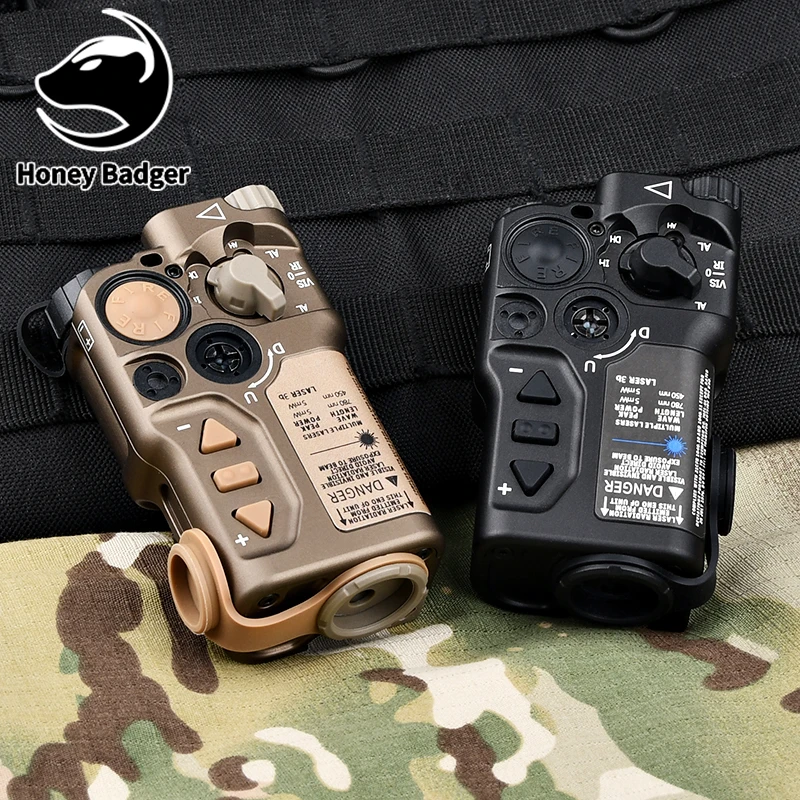 

WADSN RAID X Red Dot Laser Airsoft Pointer Green Blue Weapon Scout aim Tactical Hunting Light Military Simulation For 20mm Rail