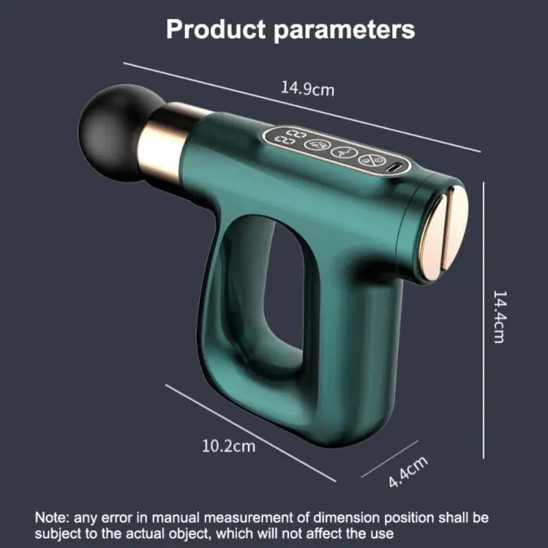 

Powerful Electric Massager Intelligent Pistol Massager Percussion Multifunctional Vibration Massage Gun Muscle Relaxation
