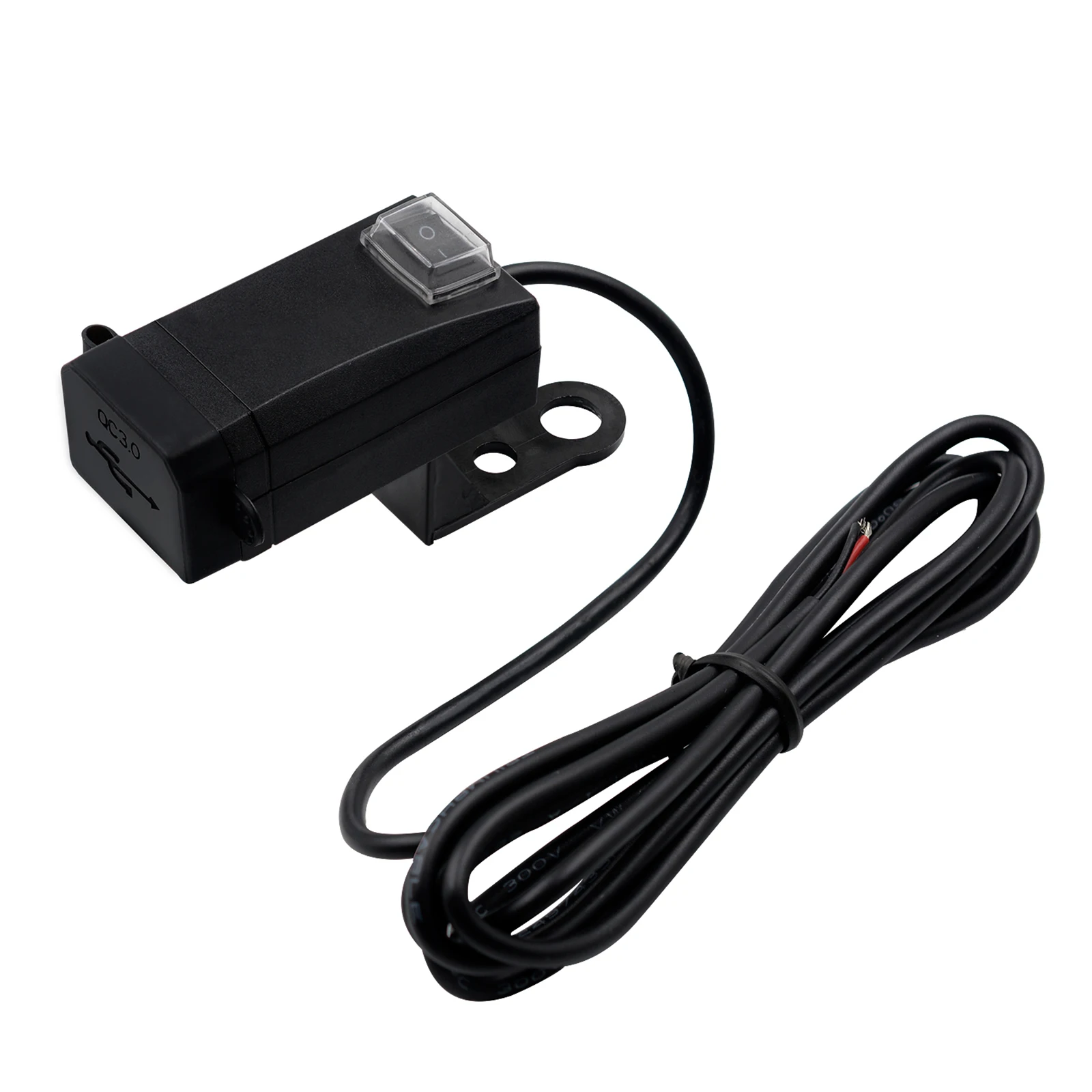 

Зарядное устройство для телефона с двумя портами USB QC3.0 и выключателем