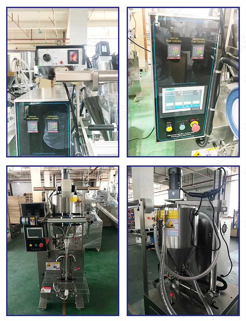 Машина для упаковки жидкостей фруктов и овощей Автоматическая вертикальная