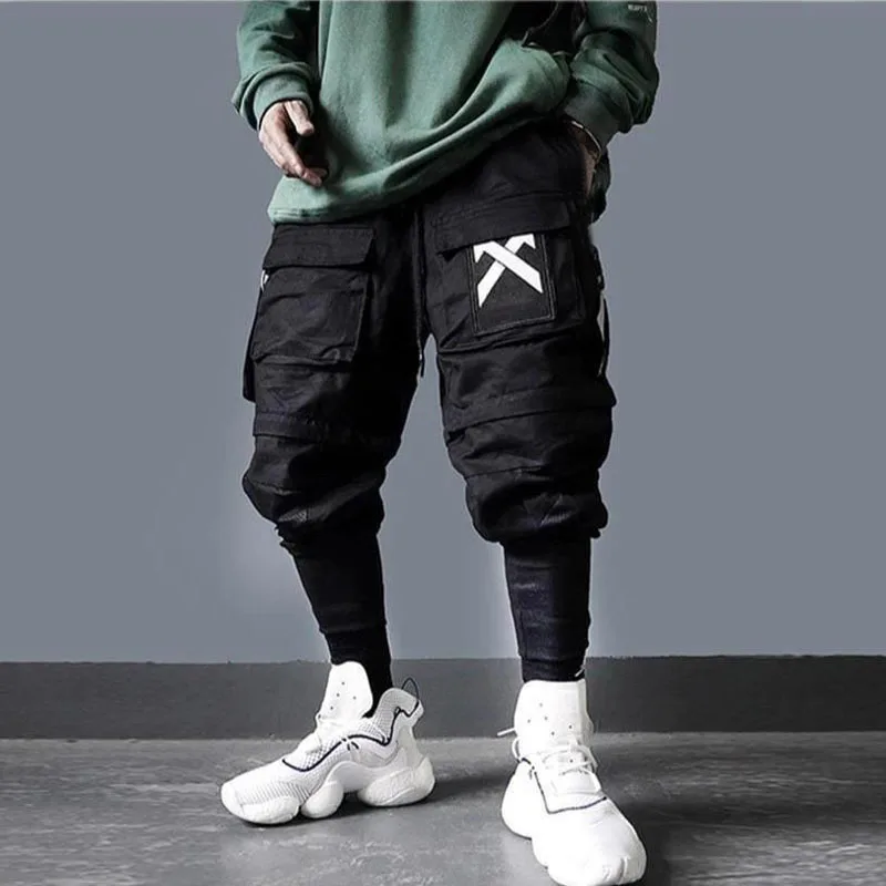 

New Joggers Cargo Pants Men Streetwear Harem Pants Hip Hop Casual Multi Pockets Track Pants Male Harajuku Fashion Trousers 5XL