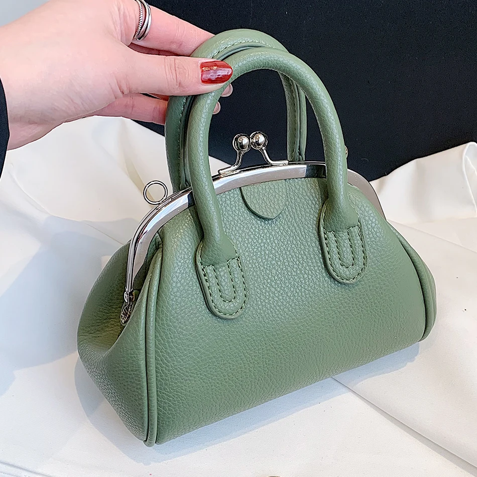 

Vintage Evening Party Clamp Clutch 2022 Luxury Designer Famous Brand Leather Shoulder Corssbody Bags for Women Elegant Handbags