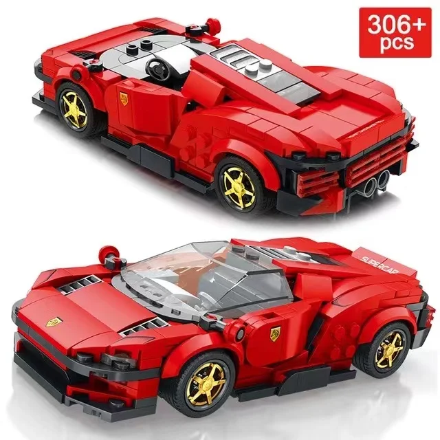 

306PCS Daytona SP3 Racing Car Building Blocks City Speed Champion Series Sports Vehicle Supercar Bricks Toys Gifts for Children