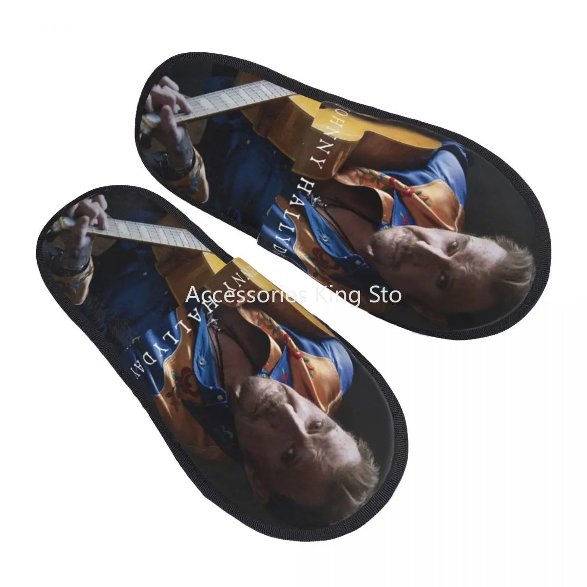 

Memory Foam Slippers Women Comfy Warm French Rock Singer House Slippers