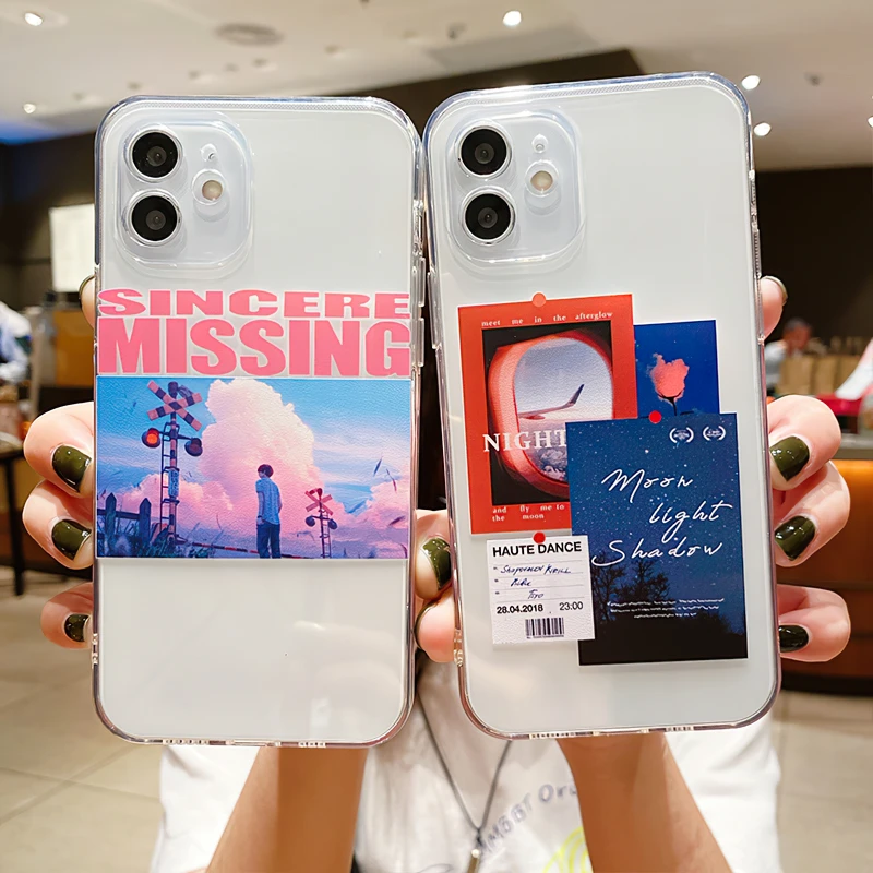 

Cases For iPhone 13 Pro Max Mini 11 12 Pro Max X XR XS Max SE 2020 8 7 6 6S Plus Landscape Photos Soft Silicone Cover Funda