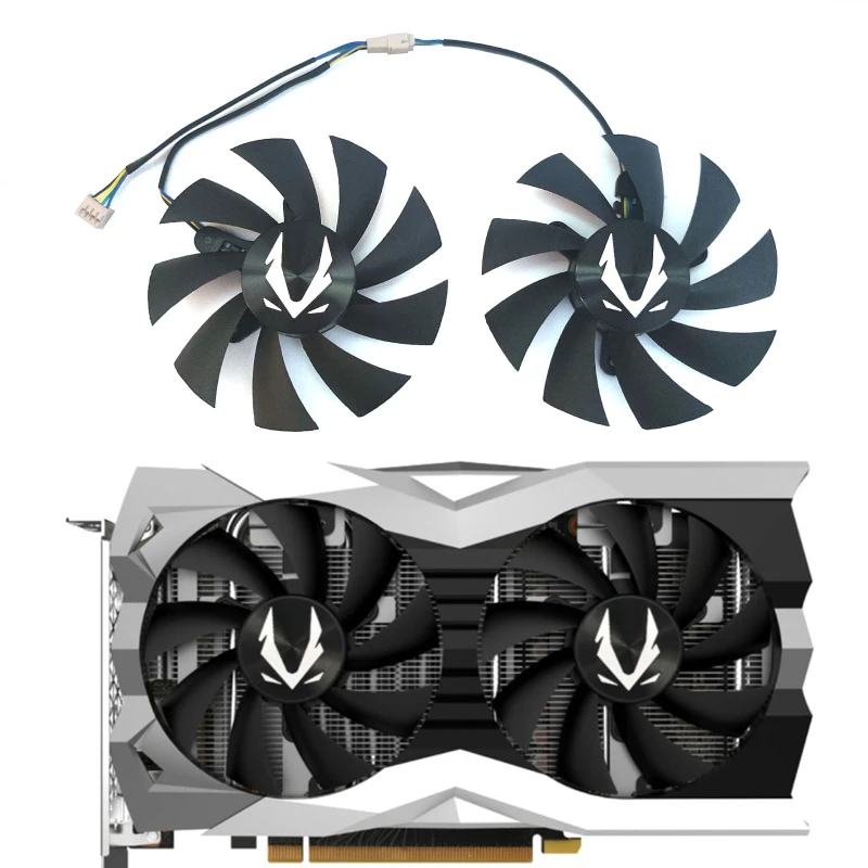 Вентилятор GA92A2H GTX 1660 для графической карты Zotac Geforce RTX 2060 2070 Super Mini 1660Ti |
