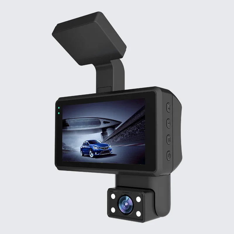 Driving Recorder HD Night Vision Front And Rear Car Double Recording Cars Dash Cam Infrared DVR Camera