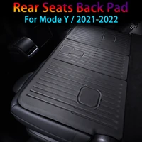 rear seats back protector anti kick pad xpe seat cover dirtyproof seat back mats for tesla model y 2022 2021