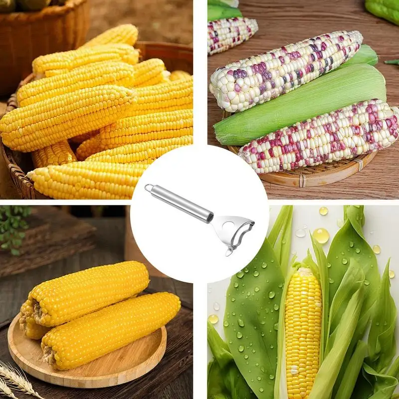 Овощечистка для кукурузы на початках Инструмент зачистки кукурузных початок из