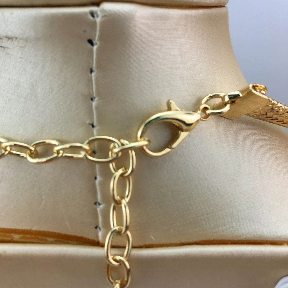 Модные трендовые нигерийские Свадебные Ювелирные наборы с африканскими