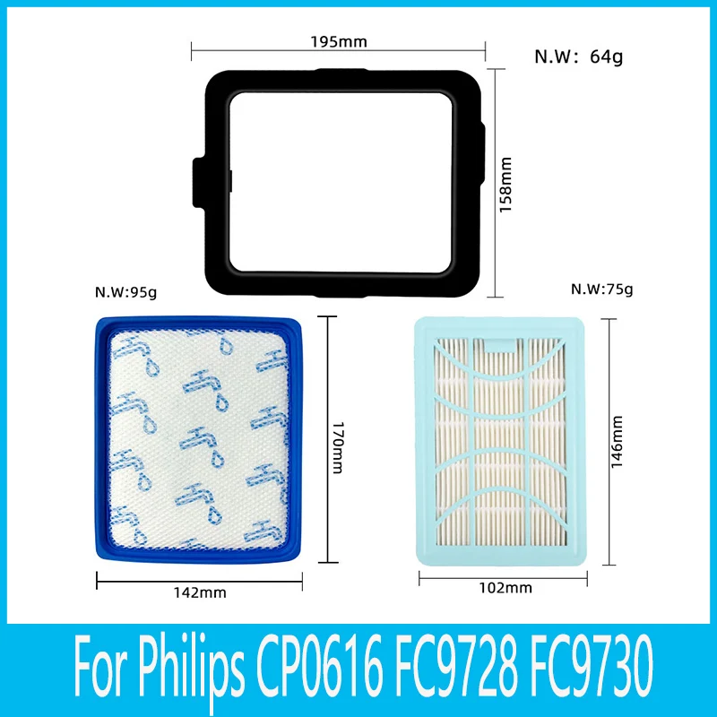 

HEPA Filter Frame Replacement For Philips CP0616 FC9728 FC9730 FC9731 FC9732 FC9733 FC9734 FC9735 Domestic Model Vacuum Cleaner