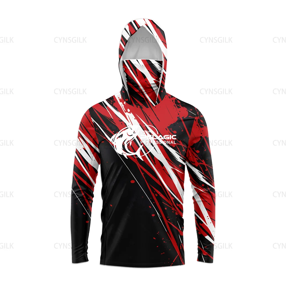 Оригинальная профессиональная pelagic женская и мужская рубашка с капюшоном для