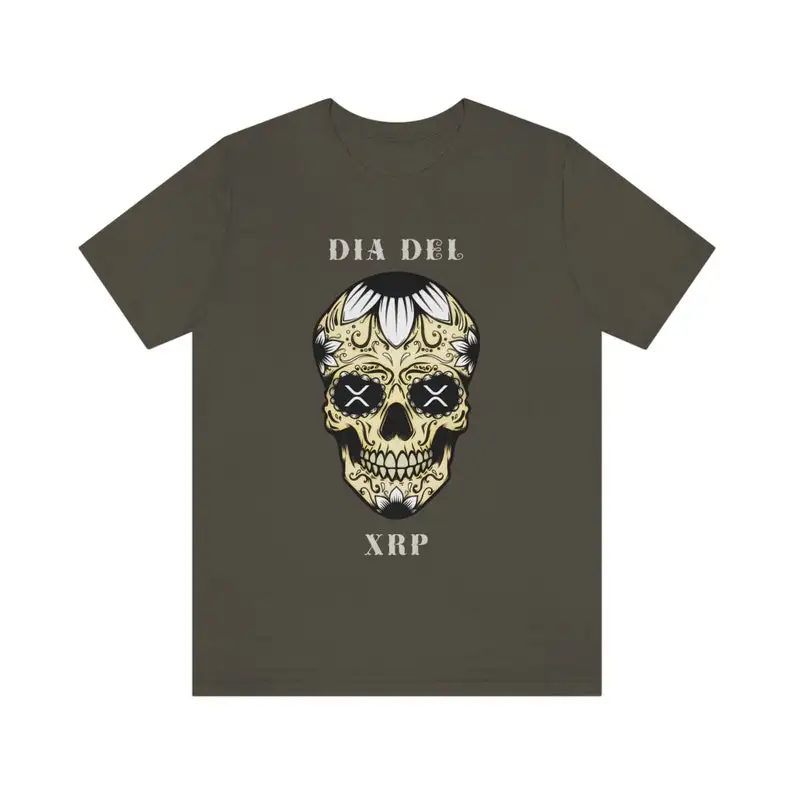 Футболка с коротким рукавом для криптовалюты Dia del XRP