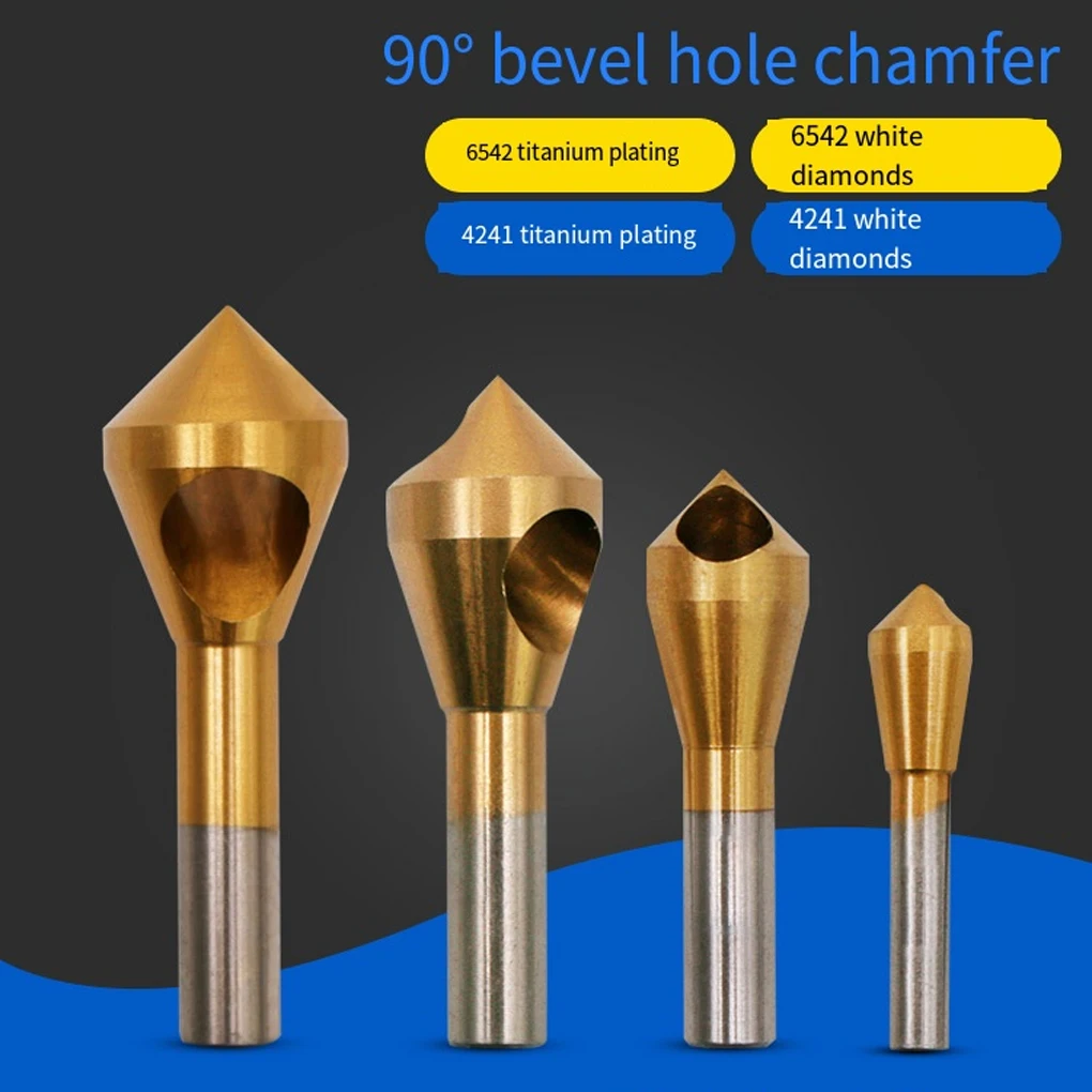 

4 Pieces Deburring Drill Bits Set Slicer CNC Process Chamfering Tools