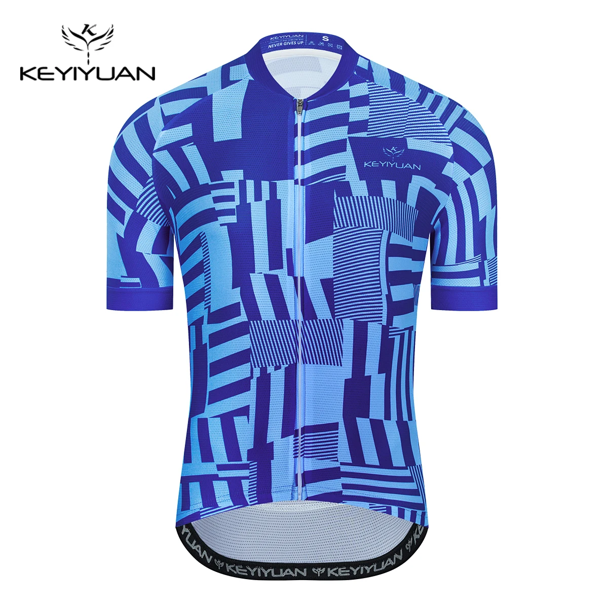 

KEYIYUAN 2023 Men Road Bike Racing Shirts Summer MTB Clothing Breathable Bicycle Clothes Uniform Breathable Cycling Jersey