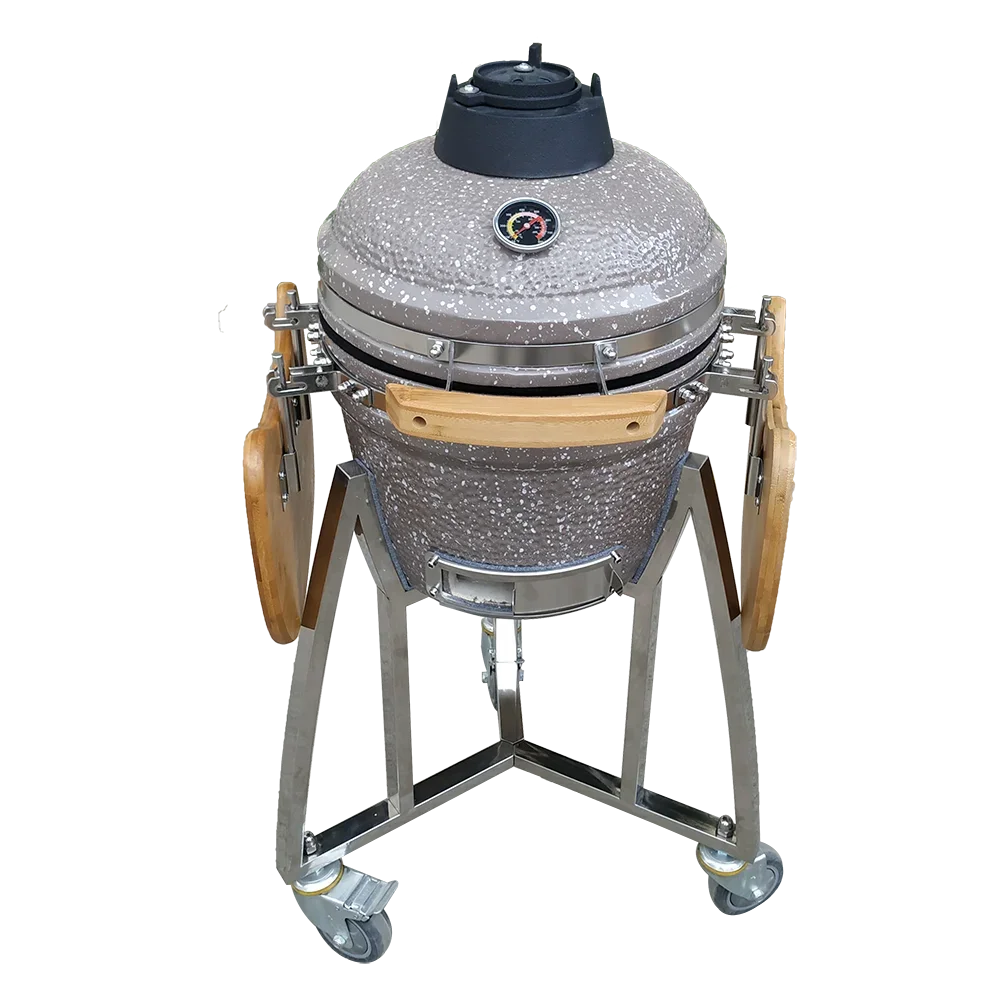 AUPLEX 15 16-дюймовый яичный гриль Komodo отдельно стоящий уличный стальной барбекю для