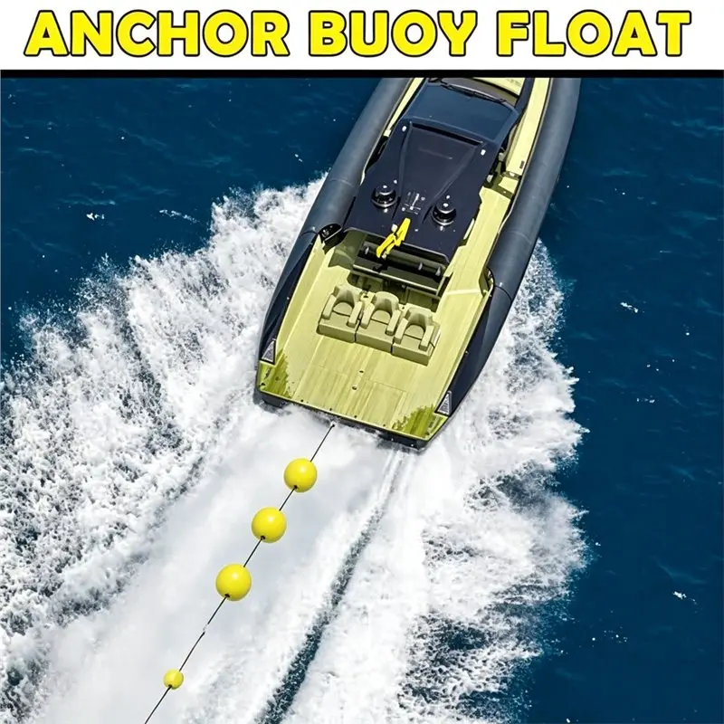 Фото Поплавок-маркер RTENTE-Anchor Buoy Float, 4 шт., с эластичным шнуром и клипсой, для бассейна, морской рыбалки, лодок, водных лыж №2