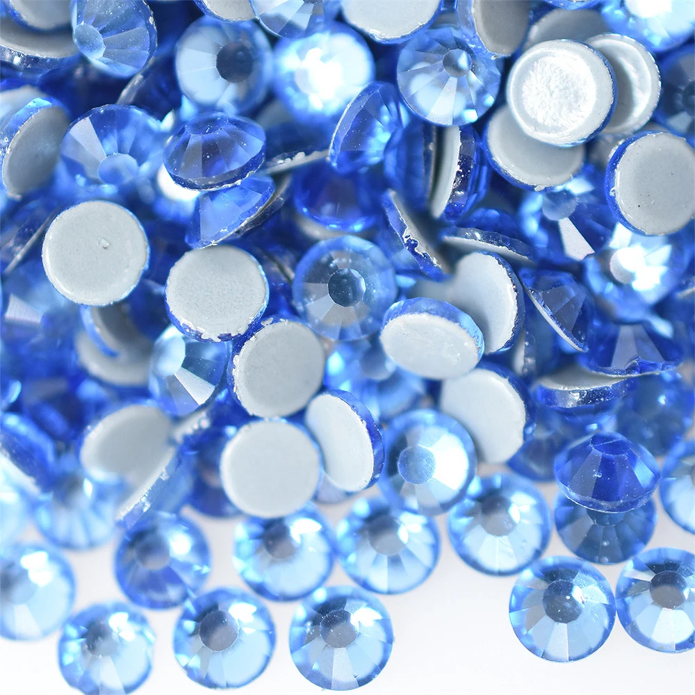 Синий Кристалл С Плоской Задней Частью И Стразами Аксессуары Для Утюга SWAGPICK