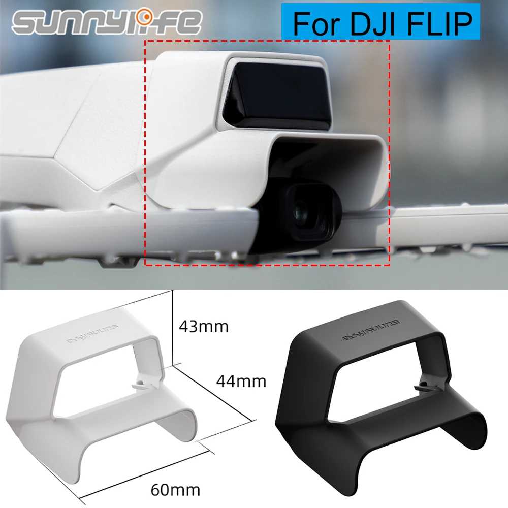 Фото Крышка объектива Sunnylife для DJI FLIP Drone Gimbal, бленда для объектива, защита от царапин, солнцезащитный козырек, защитная крышка для объектива DJI Flip Case №1