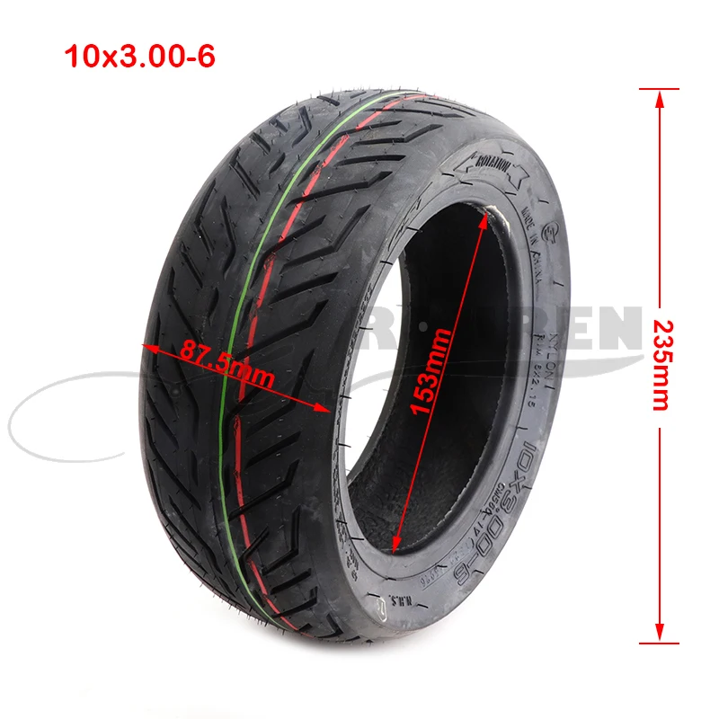

10 Inch 10x3.00-6 Inch Vacuum Tire Tubeless For Electric Scooter 10 Inch Wheel Accessories