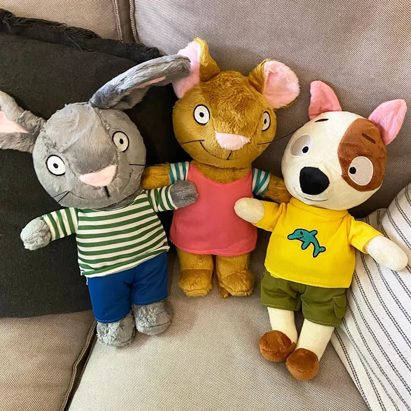 Фото Мягкие игрушки Pip and Posy: Жаба Джамила, Свинка Пигги, Мультяшные плюшевые куклы, Мягкие животные (кролик, лягушка, свинья, мышь, белка) – Подарки №1