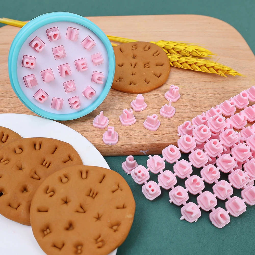 

Number Letters Cookie Fondant Mould Biscuit DIY Tool Custom Letter Mold Cookies Cake Decorating Tools Pastry Baking Mould