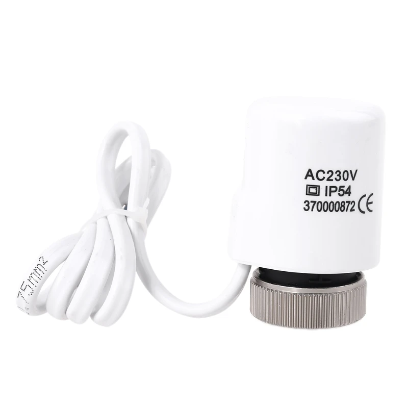 

Floor Heating Valve NC AC 230V IP54 M30-1.5mm Electric Thermal Actuator Normally Closed For Underfloor Heating Thermostat