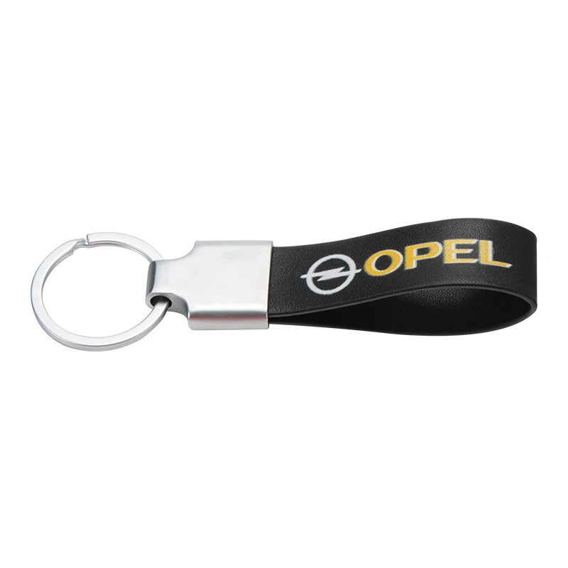 

3D Metal leather Car Styling Emblem Keychain Key Chain Rings For Opel Astra H G Corsa Insignia Astra Antara Meriva Zafira