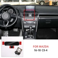 gravity car mobile phone holder air vent clip mount cellphone stand gps support for mazda cx 4 2016 2017 2018 auto accessories