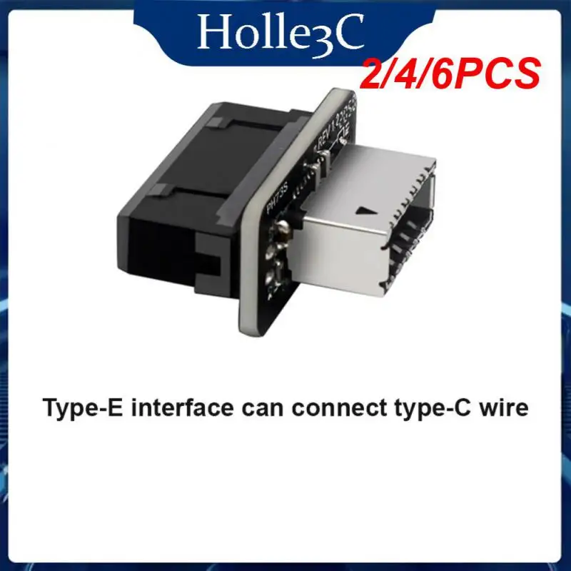 

2/4/6PCS 19pin Interface Motherboard Stable Usb3.019p / 20p Turn Type-e90 Degree Adapter Usb3.0 / 3.1 10cbps Typec Plug-in Port