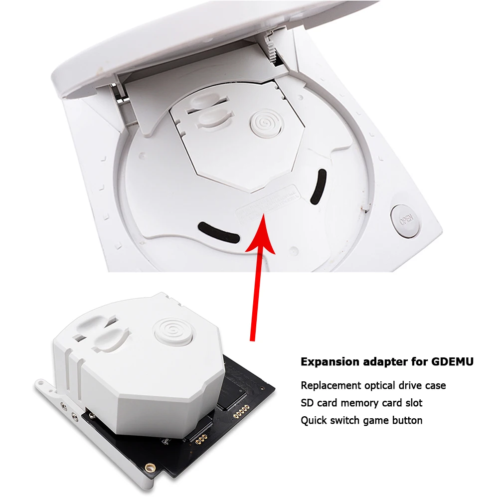 Комплект для крепления SD-карты SEGA DreamCast VA1 GDEMU удлинитель Удаленный безопасный
