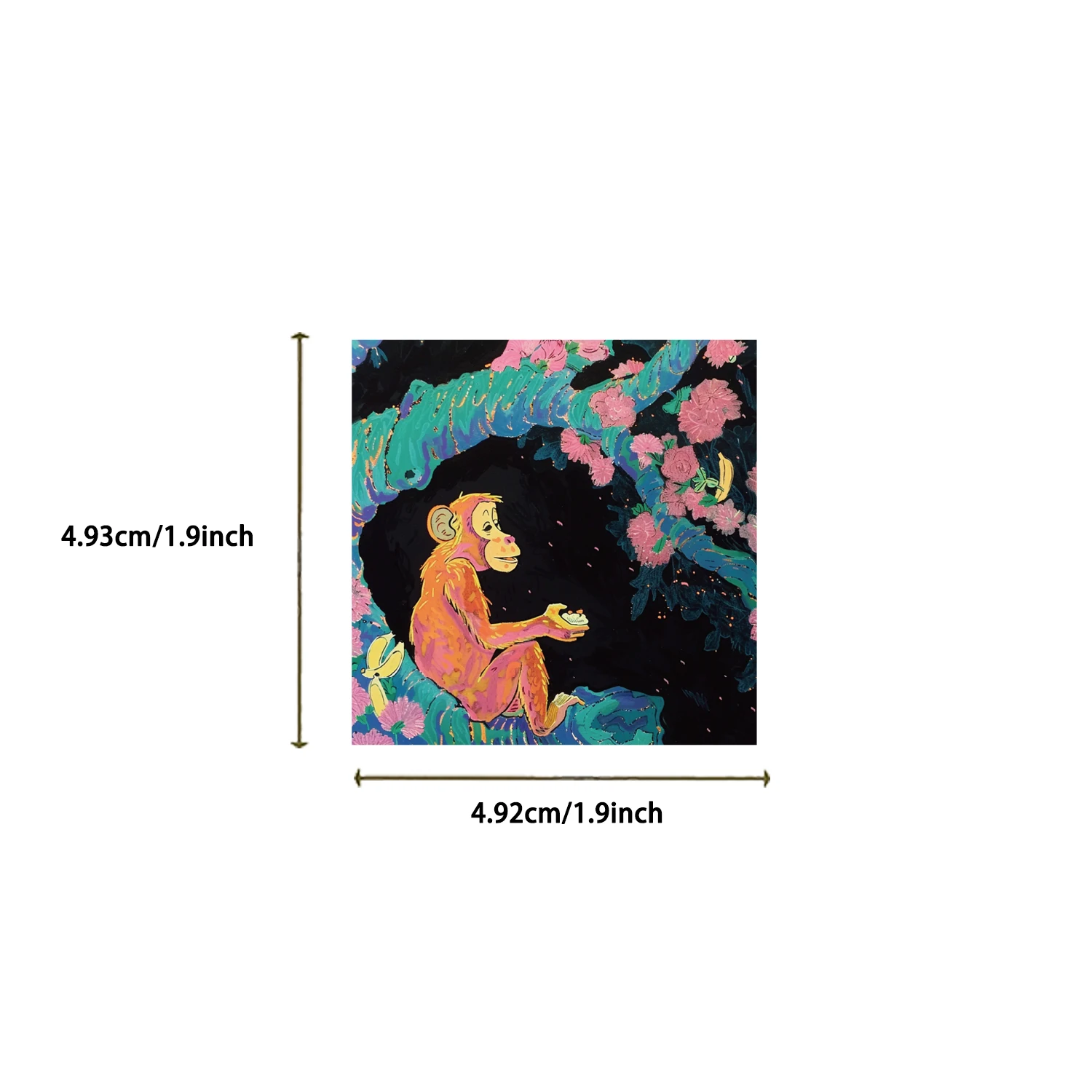 50 шт. водонепроницаемые виниловые наклейки в стиле ретро