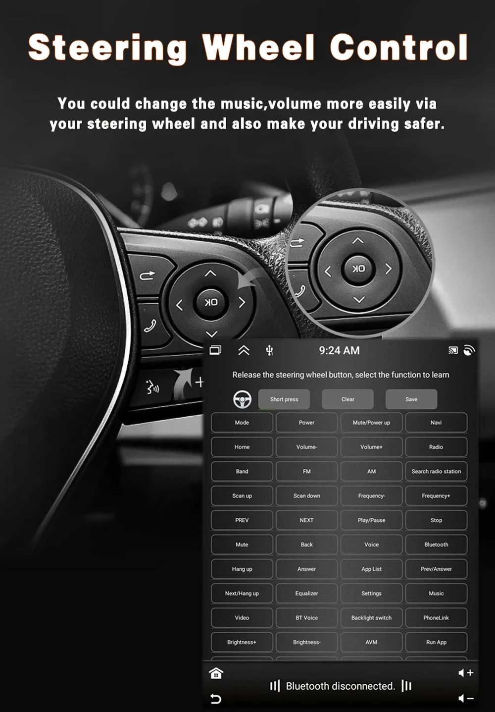 Фото Мультимедийный проигрыватель Android 16 для Kia Sorento BL 2002-2006 с 4G WiFi, GPS-навигацией, беспроводным CarPlay и Bluetooth №4