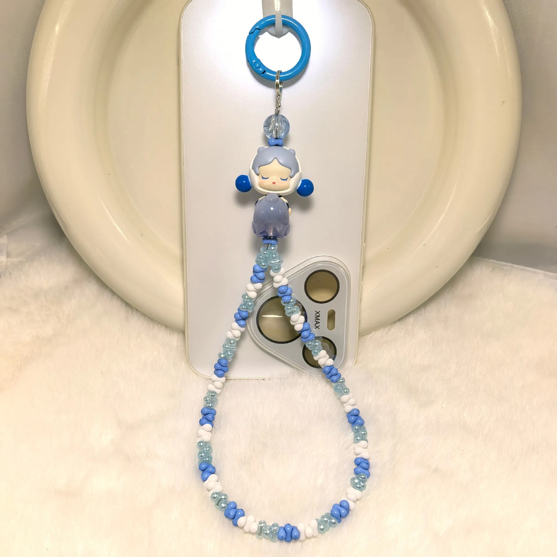 Мультяшная серия POPMART Koi Fish подвеска из бисера ремешок с защитой от потери цепочка