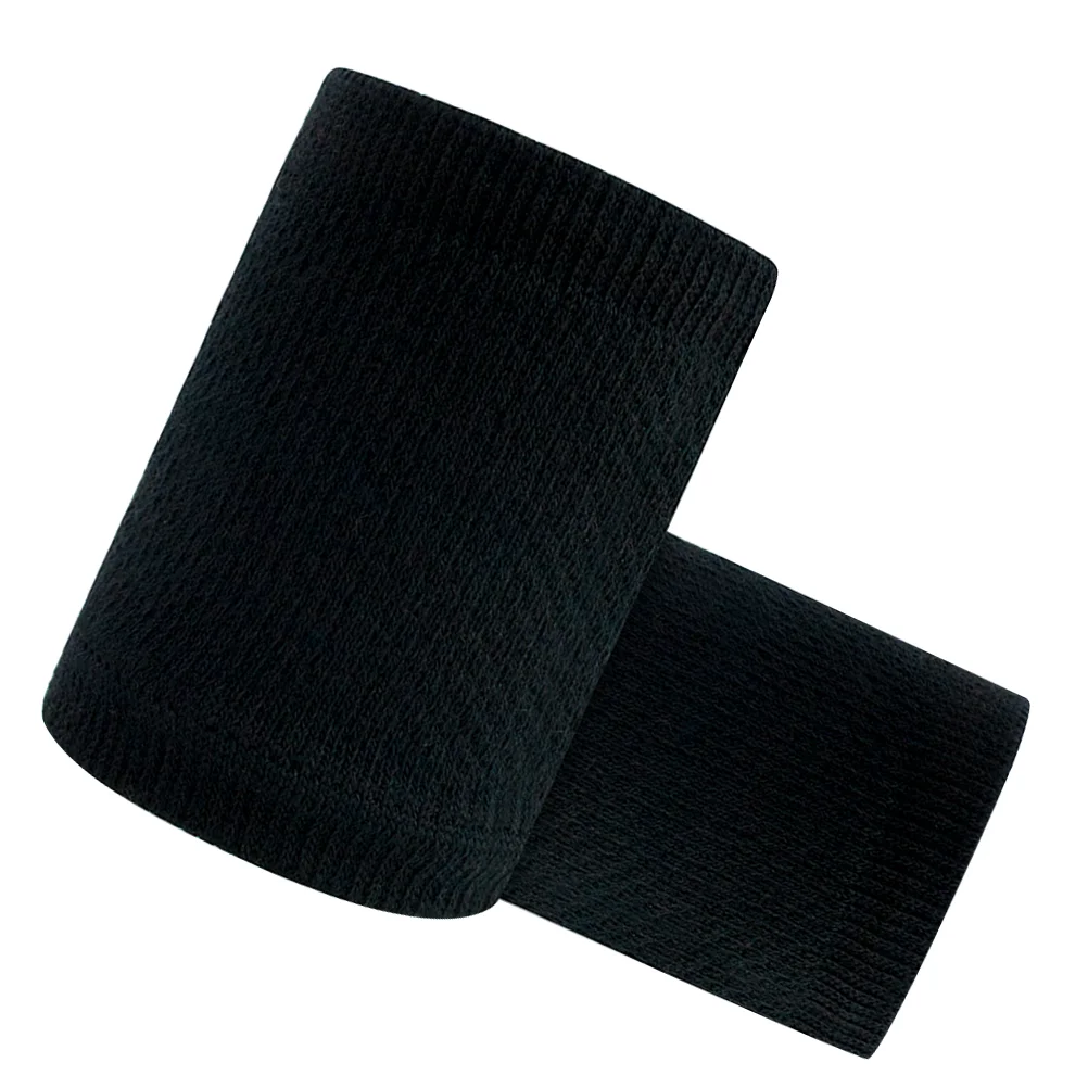 

1 Pair Sports Compression Protective Wristband Exercise Wrist Brace Wrist Cuff Breathable Wrist Support (Black)