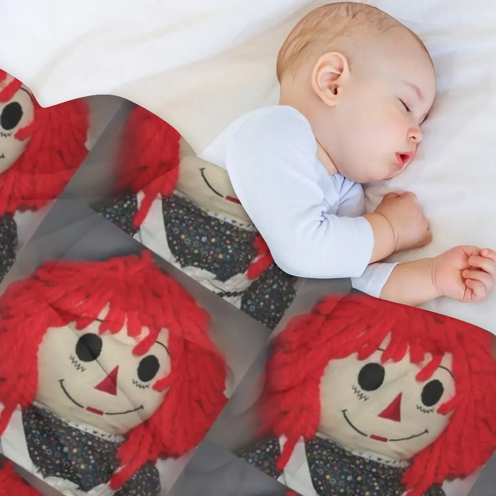 Одеяло Sweet Raggedy Ann винтажные большие одеяла