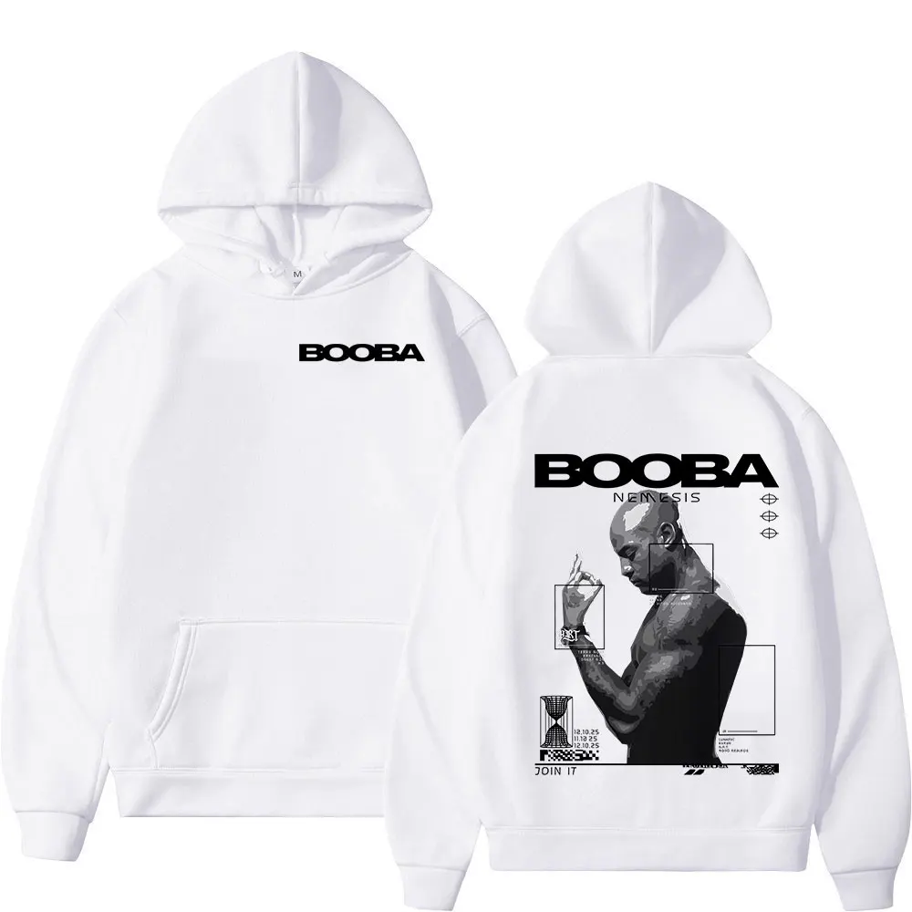 Фото Франция рэпер Booba Nero Nemesis толстовки мужская одежда ретро мода хип-хоп толстовки с капюшоном с длинными рукавами пуловер большого размера №4