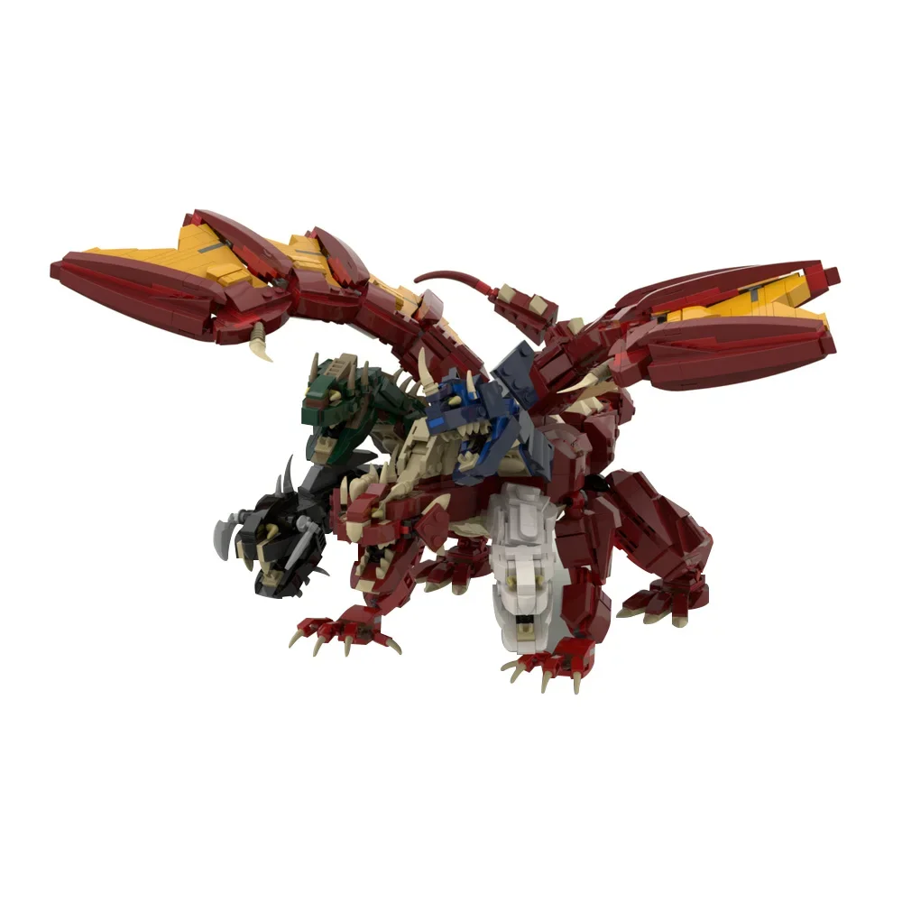 MOC Классическая игра в подземелье строительные блоки модели тиамат королева