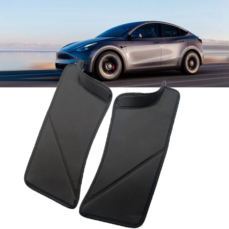 

Защита для порога задней двери автомобиля Tesla Model Y 2022 2023, коврик для защиты от грязи на заднее сиденье, противоударный коврик, модель Y, автомобильные аксессуары, запчасти