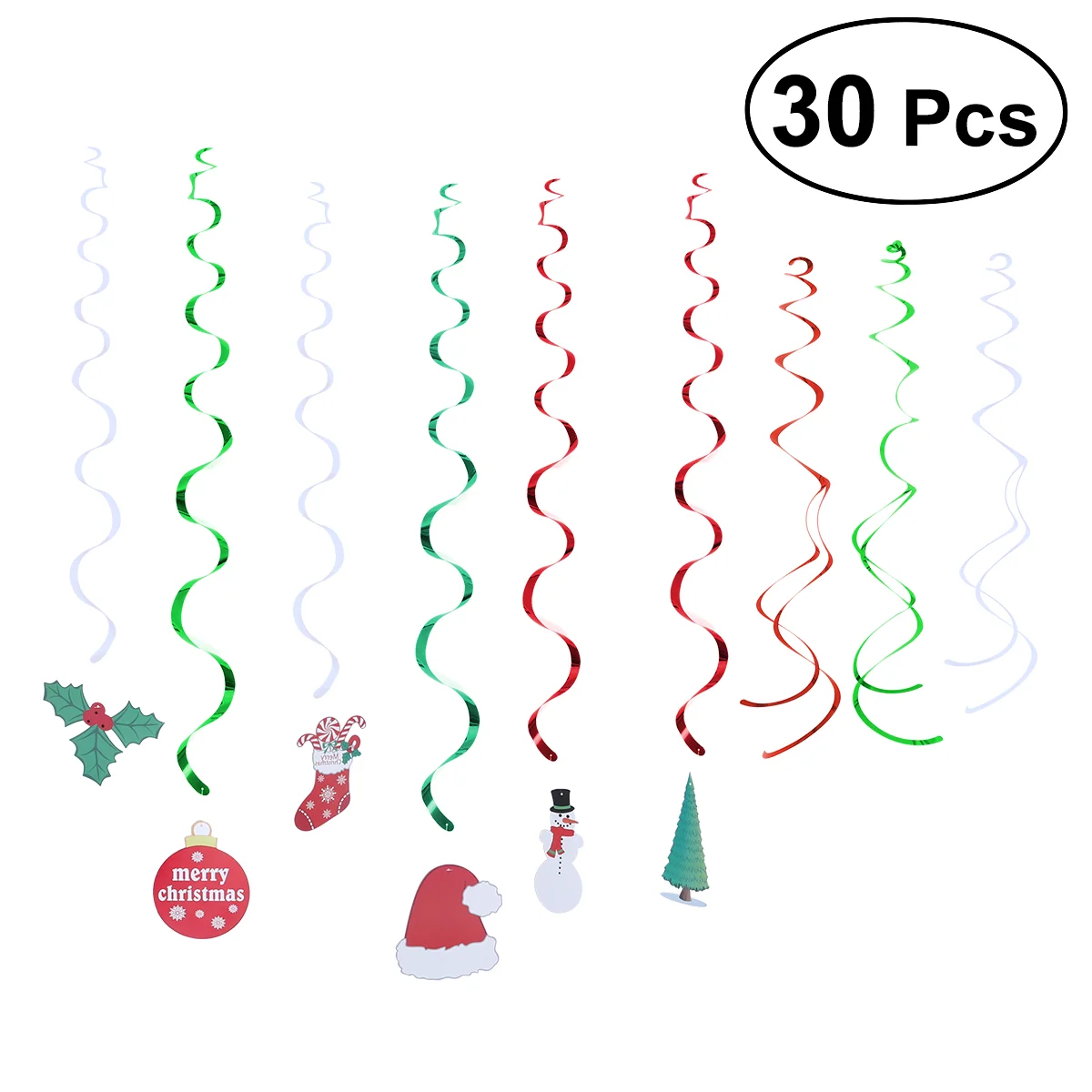 

30PCS Hanging Swirl and Photo Prop Ceiling Swirl for Party